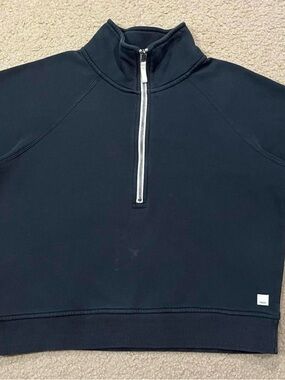 Vuori Women’s Half-Zip Pullover Sweater - Black